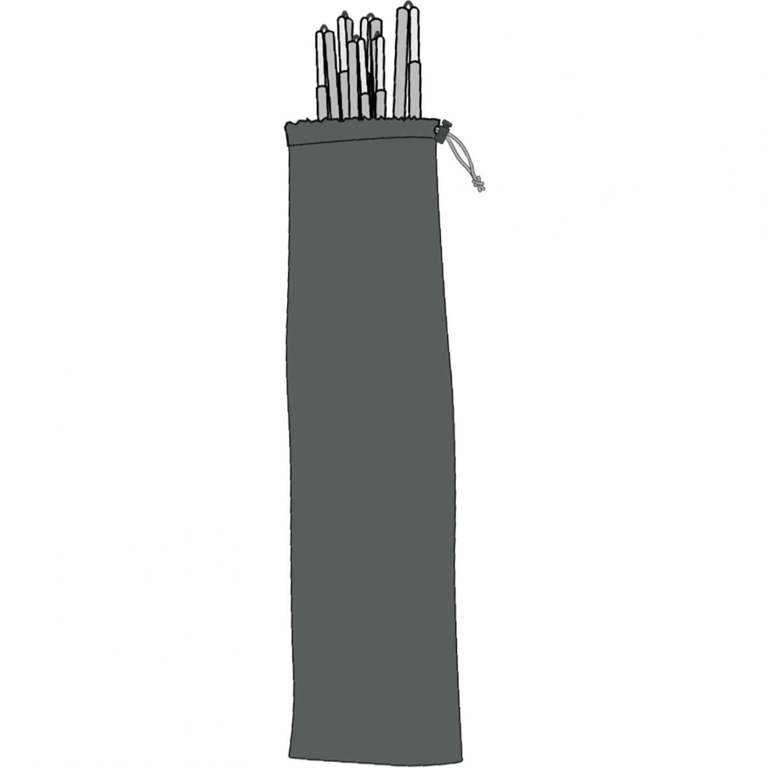 Helsport Pole Set Svalbard High 3 Camp, stangsett