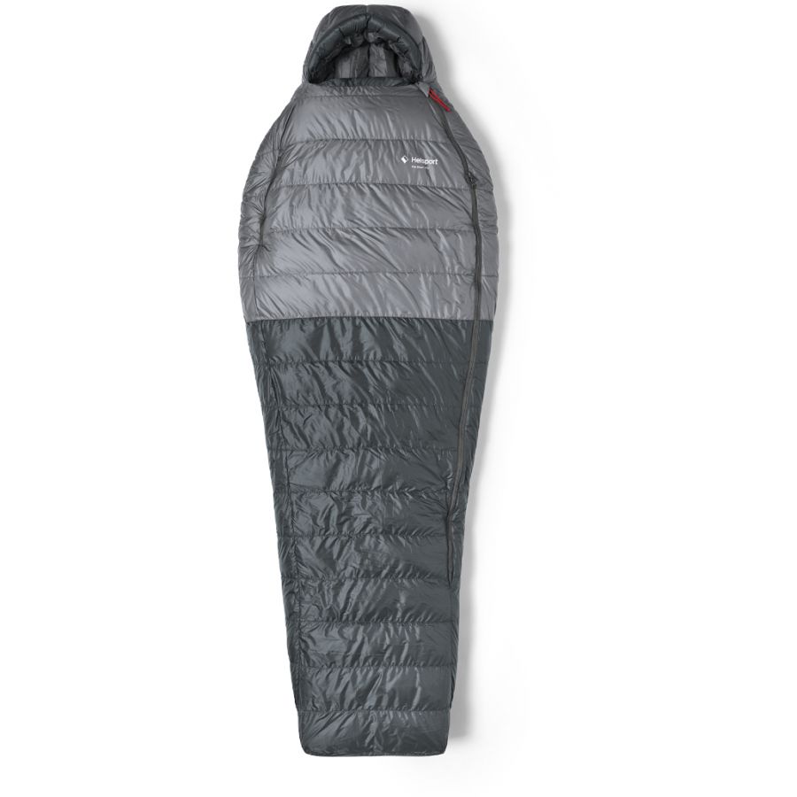 Helsport Pro Down 0 200cm, saco de dormir, cinzento