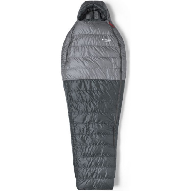 Helsport Pro Down -5 175cm, hálózsák, füstszürke / rubinvörös