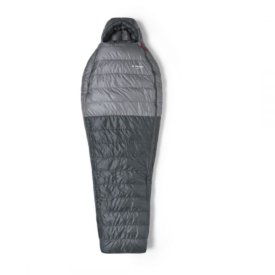 Helsport Pro Down -5 175cm, spací vak, smoky grey / ruby red