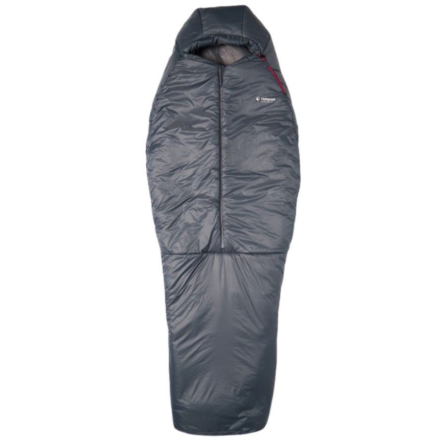 Helsport Pro Storen Fiber -5 195cm, Dark Shadow / Ruby Red, OS, saco-cama, cinzento
