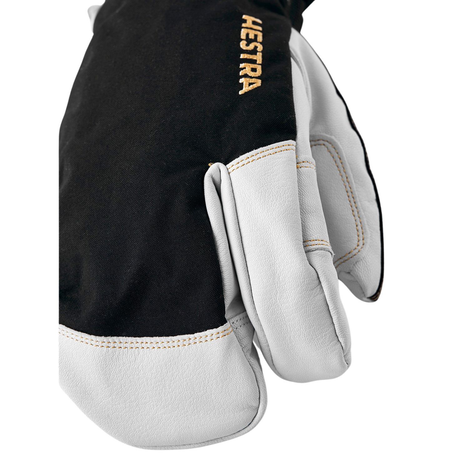 sko Marty Fielding at lege Hestra Army Leather Gore-Tex 3-finger, ski gloves, black
