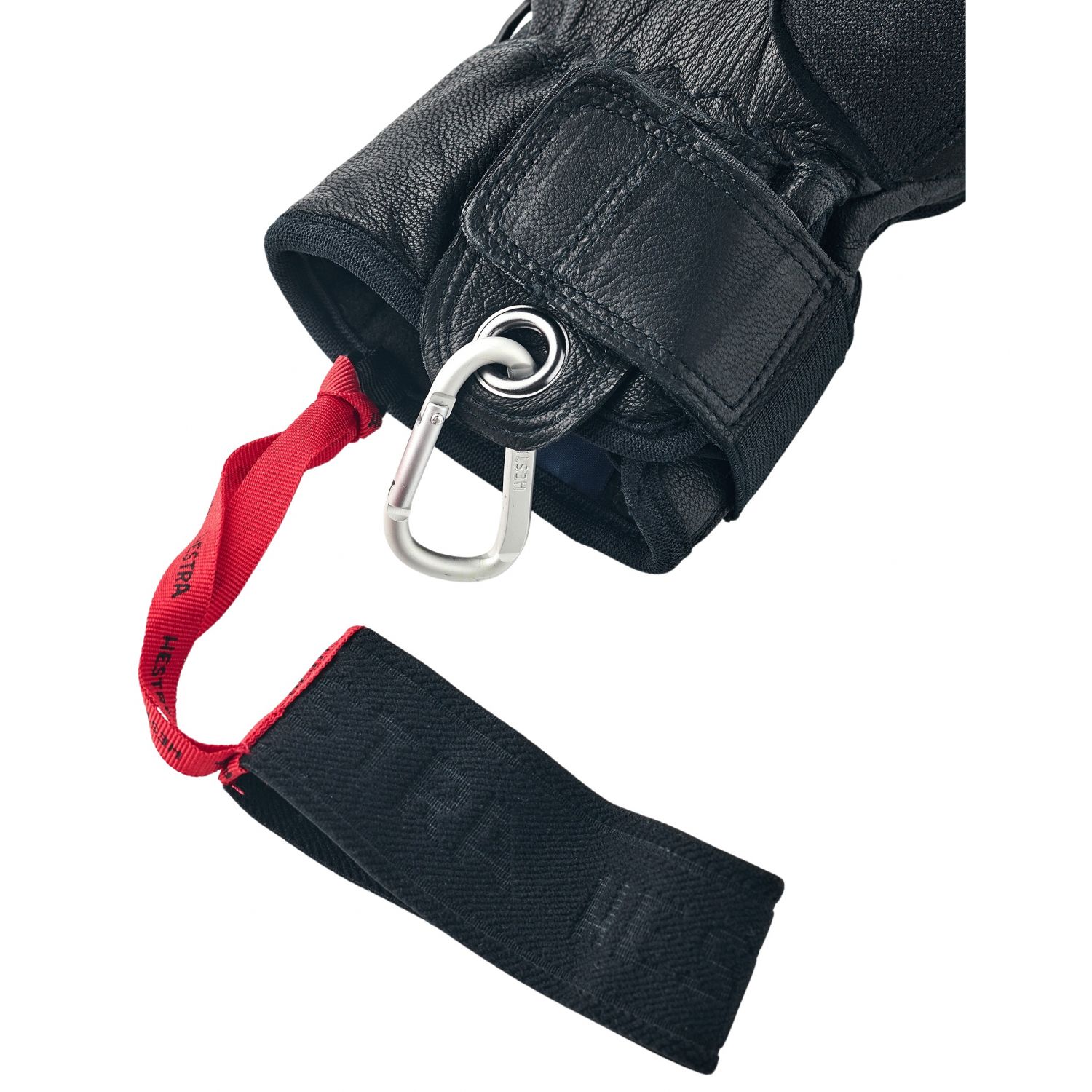 Hestra Army Leather Gore-Tex Short, luvas de esqui, preto