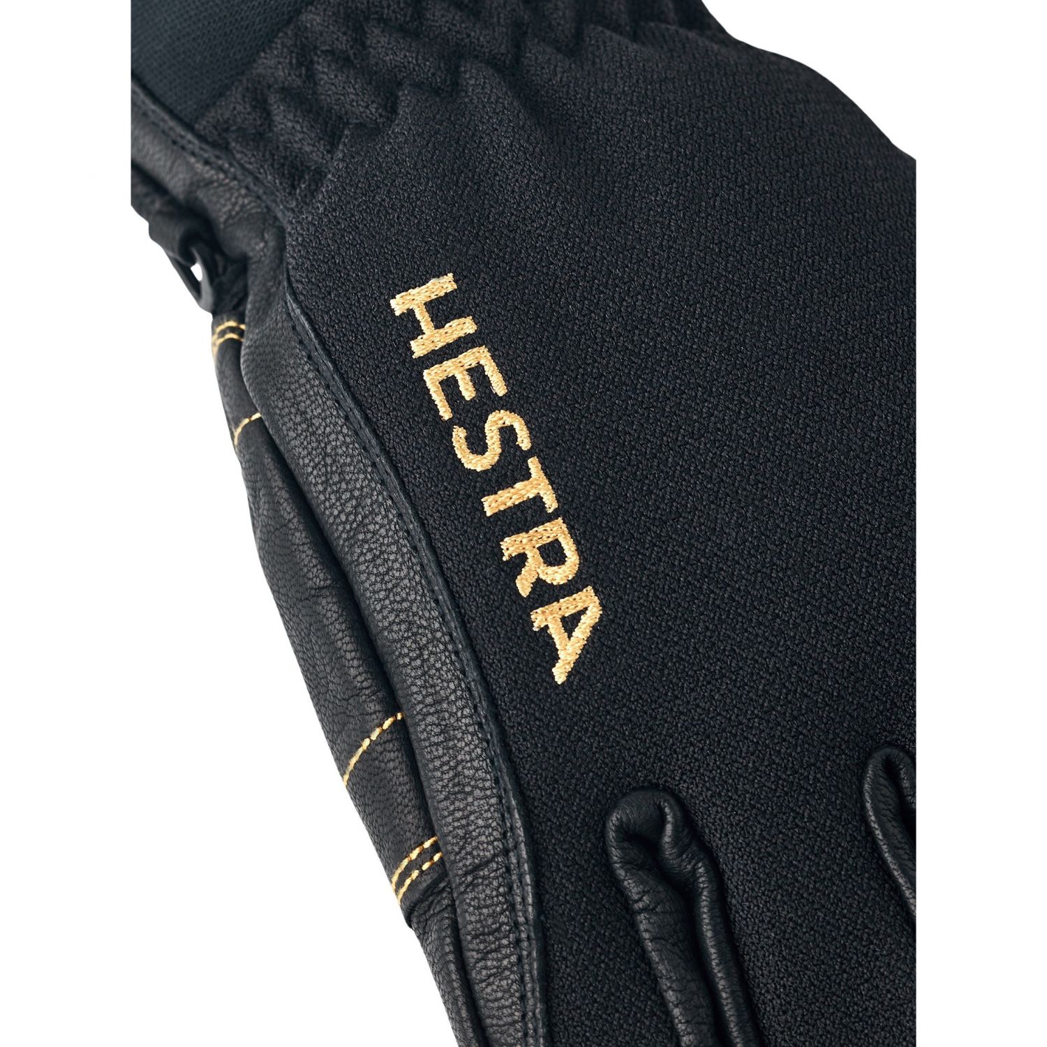 Hestra Army Leather Gore-Tex Short, luvas de esqui, preto