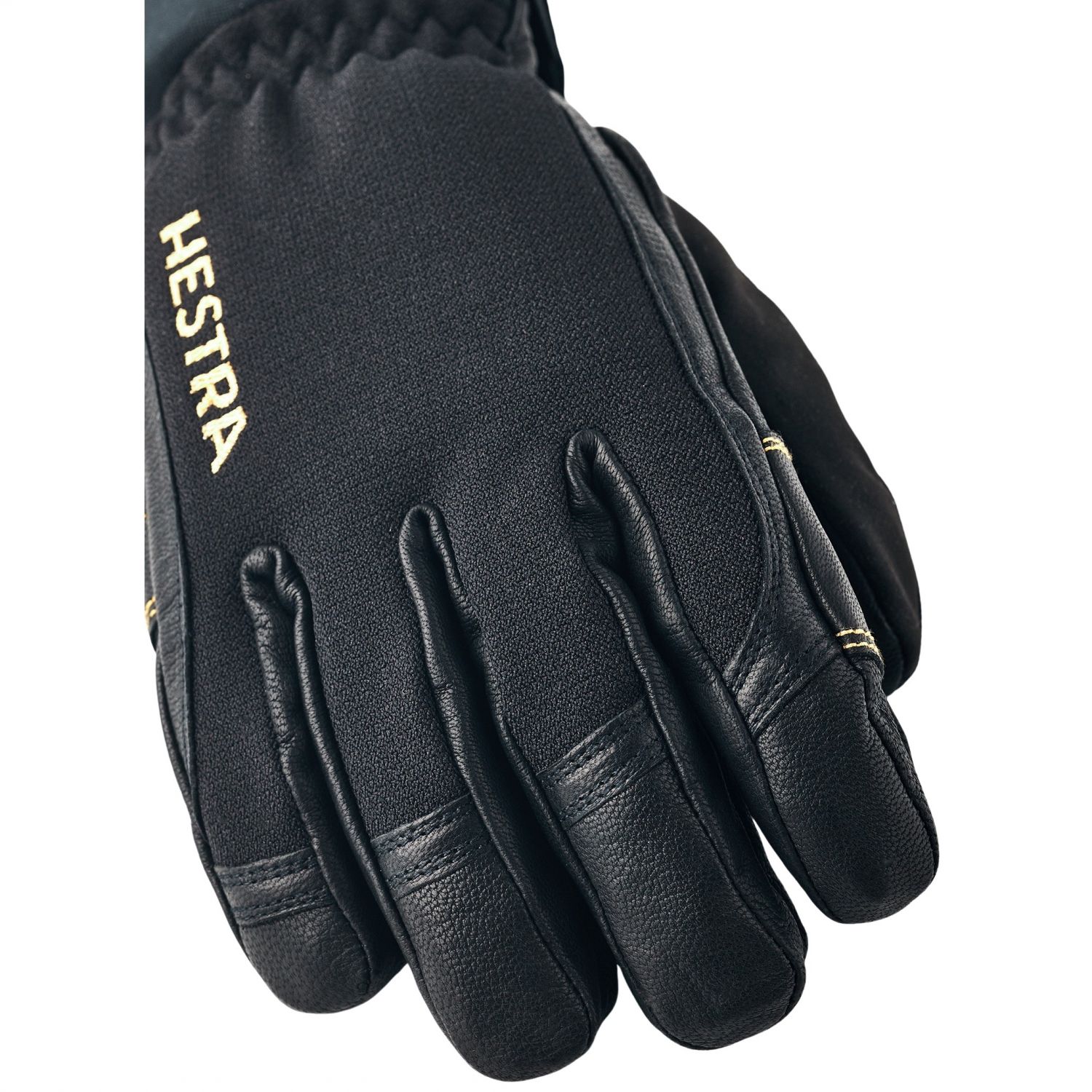 Hestra Army Leather Gore-Tex Short, ski gloves, black