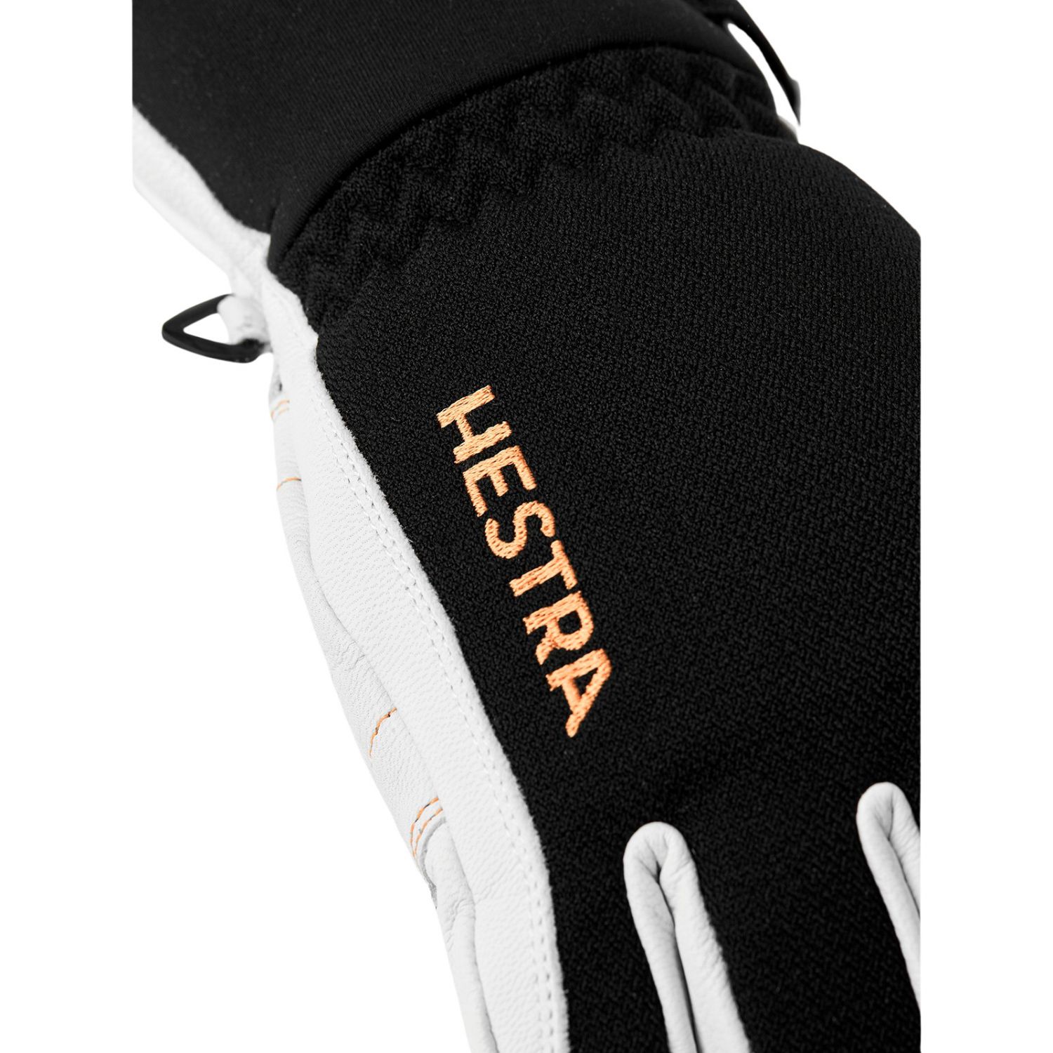 Hestra Army Leather Gore-tex skihandsker, sort/hvid