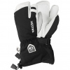 Hestra Army Leather Heli 3-finger ski gloves, jr, black