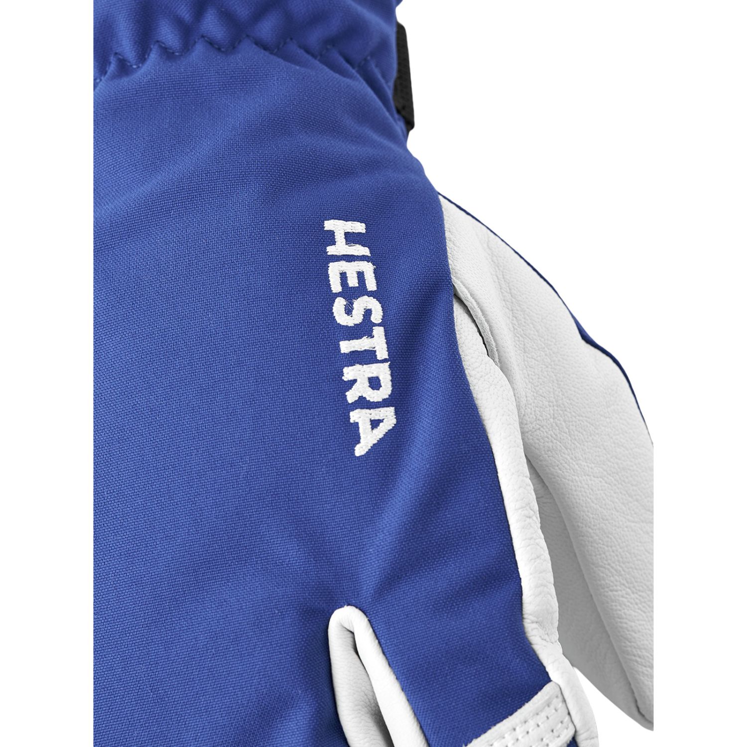 Hestra Army Leather Heli Ski, 3-finger skihandsker, blå