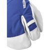 Hestra Army Leather Heli Ski, 3-finger Skihansker, Royal blue