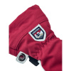 Hestra Army Leather Heli Ski, 3-prstové lyžiarske rukavice, pre juniorov, červená