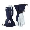Hestra Army Leather Heli ski gloves, marin