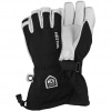 Hestra Army Leather Heli ski gloves, marin