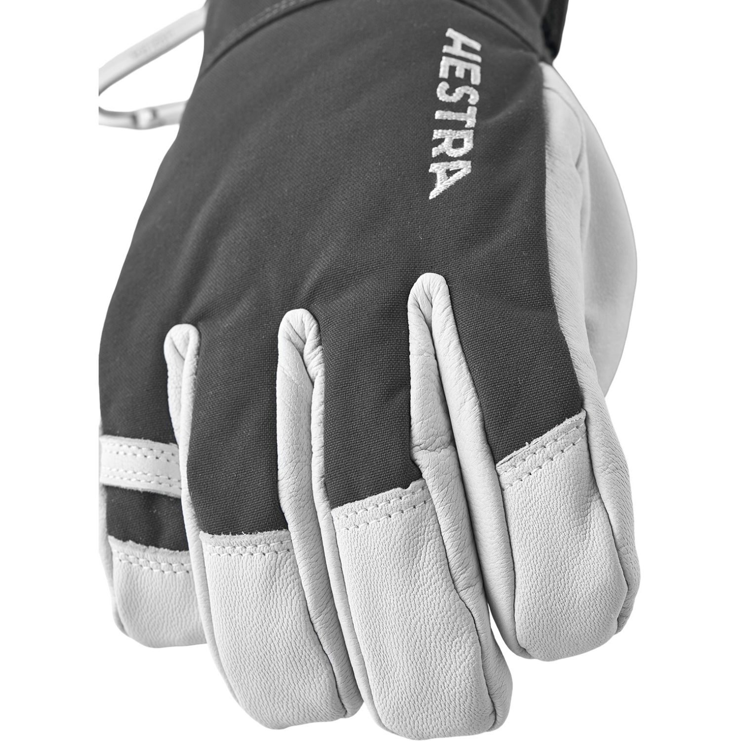 Hestra Army Leather Heli Ski, guantes de esquí, gris