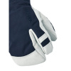 Hestra Army Leather Heli Ski, guanti da sci a 3 dita, junior, navy