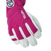 Hestra Army Leather Heli Ski, guanti da sci, junior, rosa