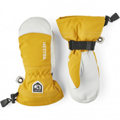 Hestra Army Leather Heli Ski Jr, bocanc de schi, junior, galben