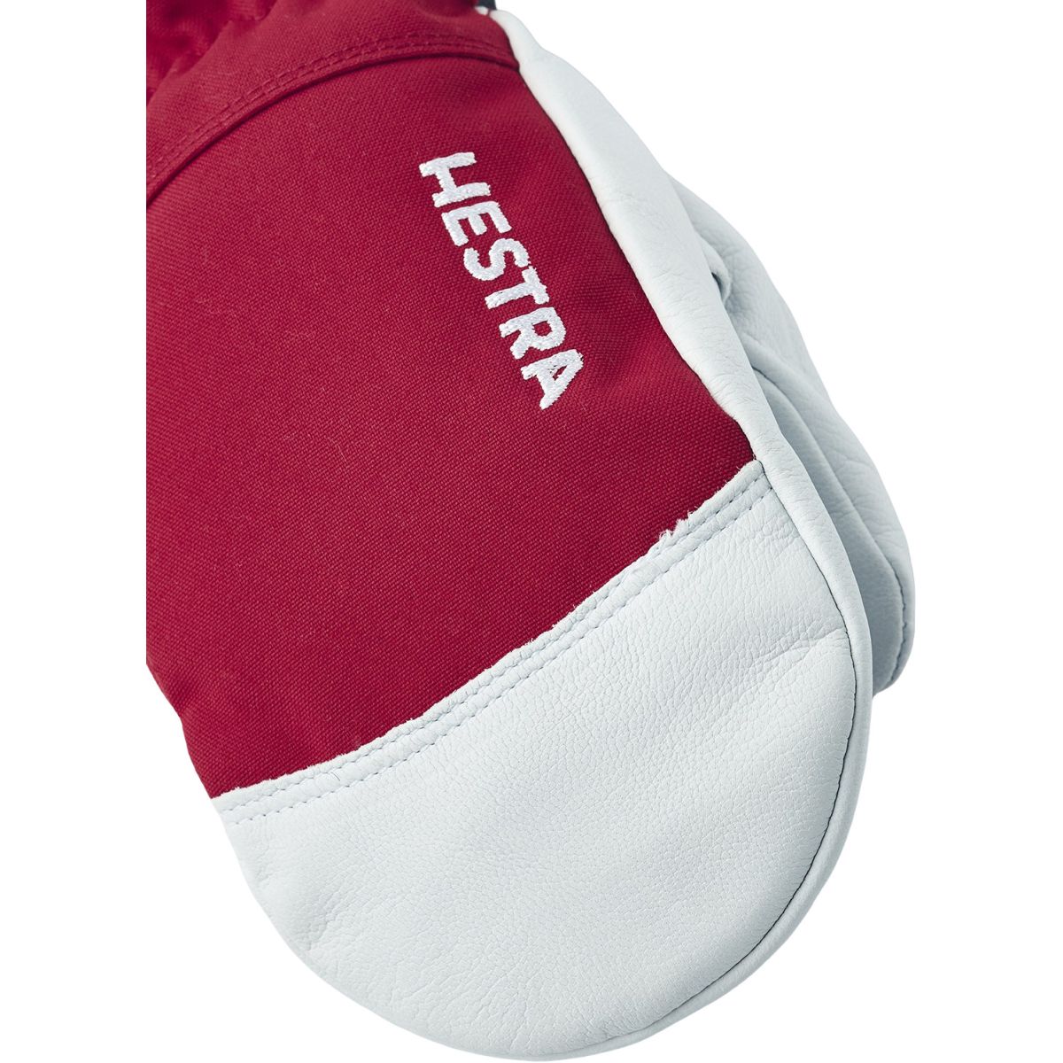 Hestra Army Leather Heli Ski Jr, bota de esqui, júnior, vermelho