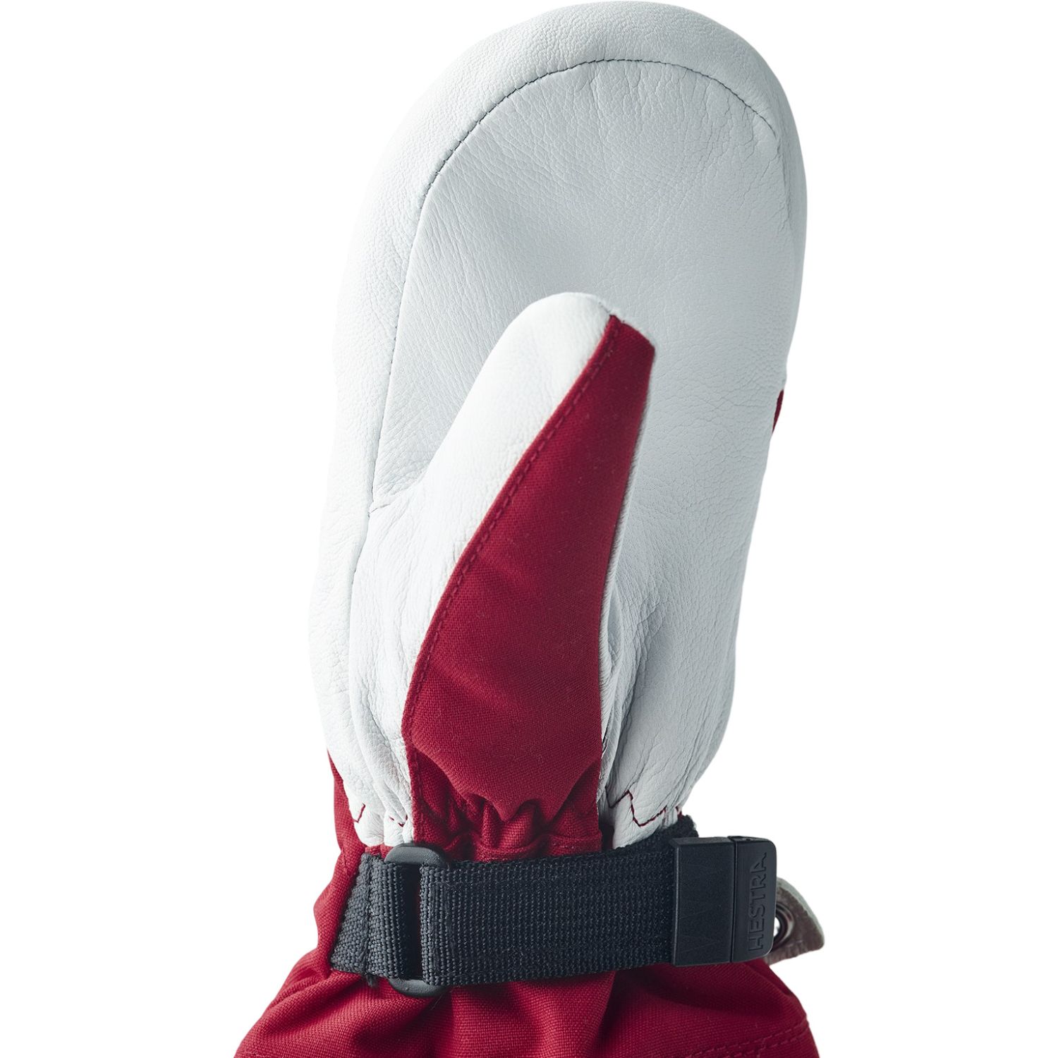 Hestra Army Leather Heli Ski Jr, bota de esqui, júnior, vermelho