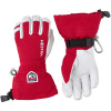 Hestra Army Leather Heli Ski Jr, gants de ski, junior, rouge