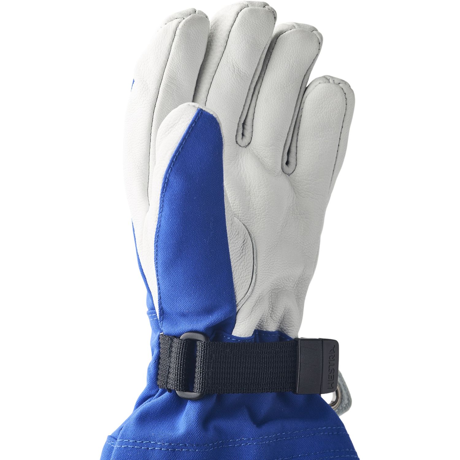Hestra Army Leather Heli Ski Jr, luvas de esqui, júnior, azul