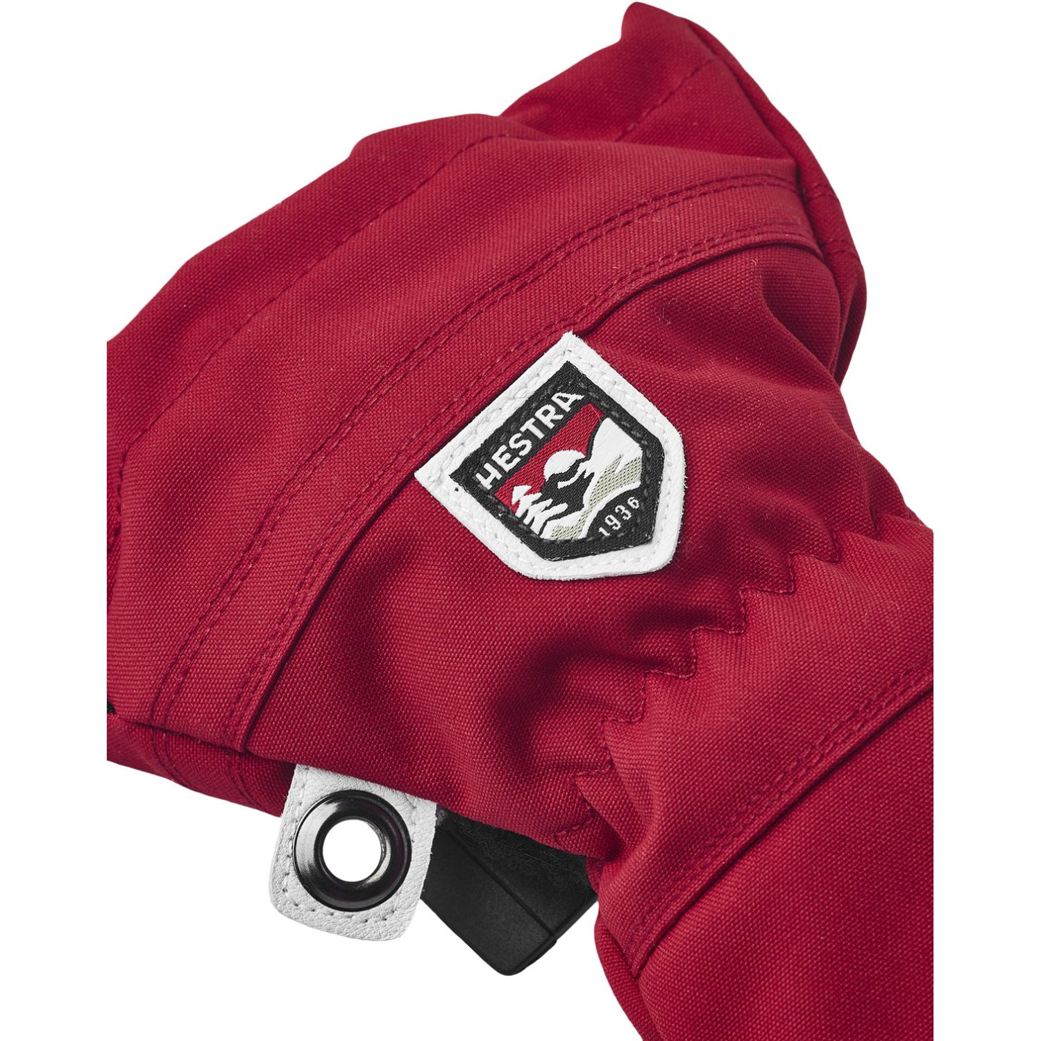 Hestra Army Leather Heli Ski Jr, skiluffer, junior, rød