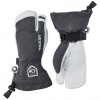 Hestra Army Leather Heli Ski, luvas de esqui com 3 dedos, júnior, cinzento