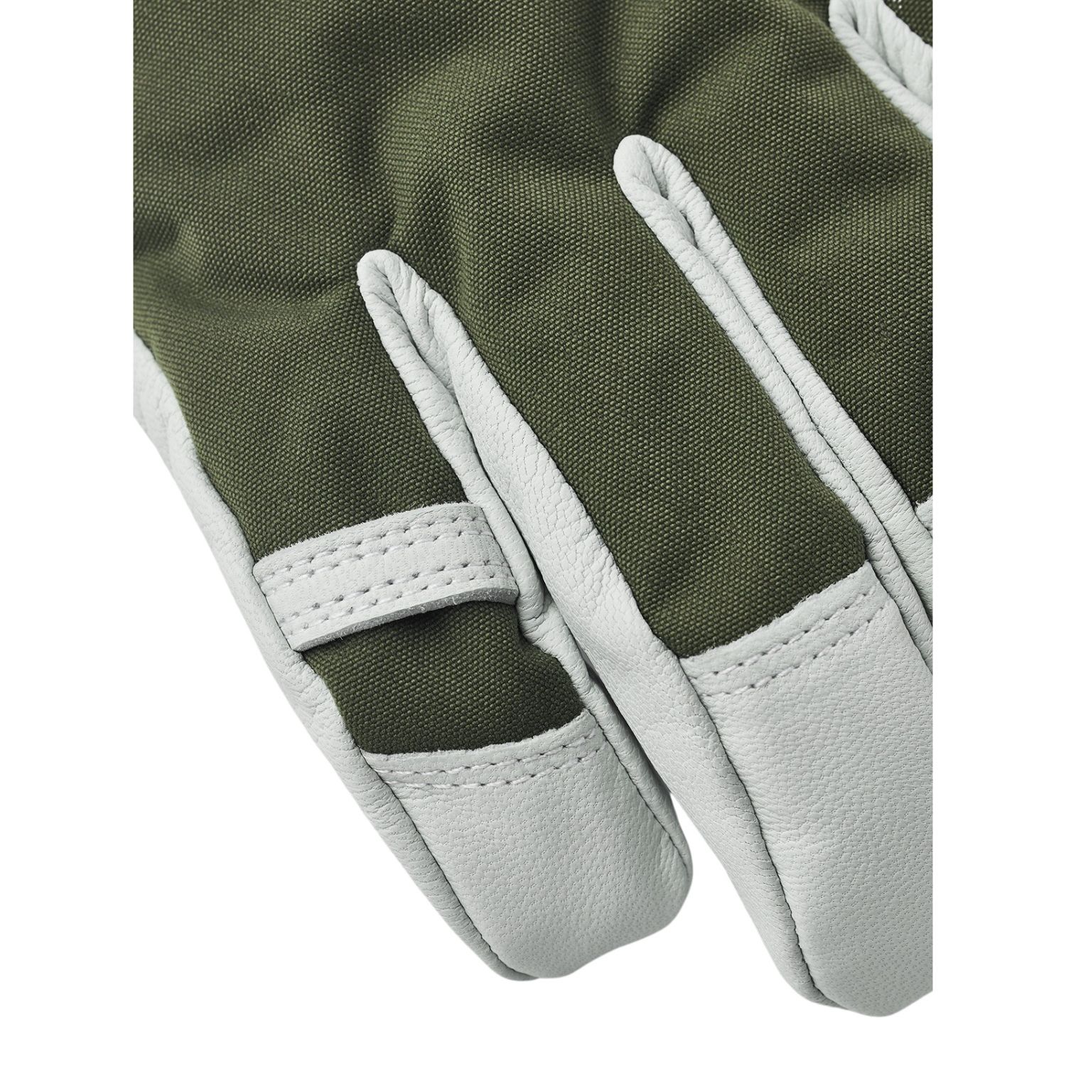 Hestra Army Leather Heli Ski, luvas de esqui, verde