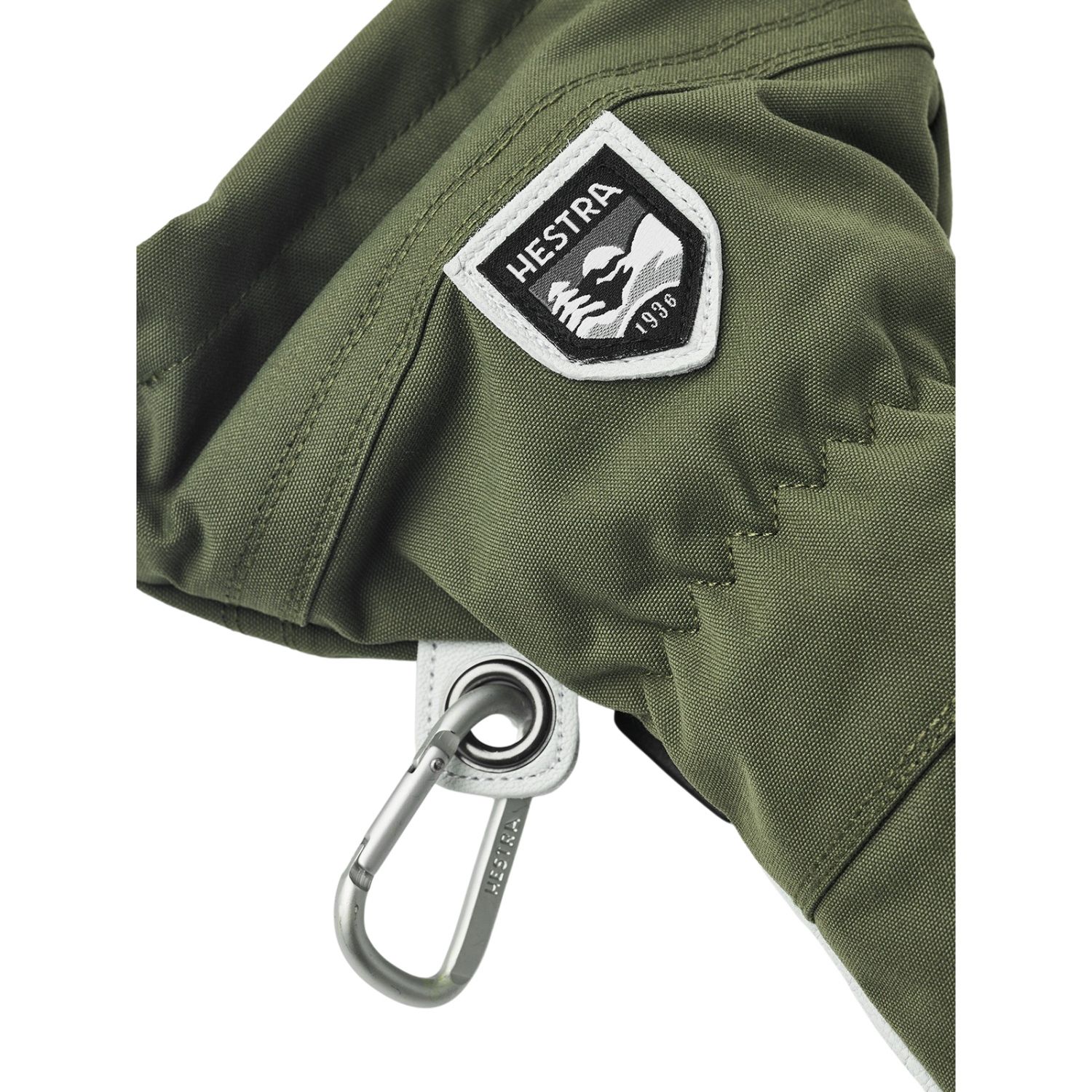 Hestra Army Leather Heli Ski, luvas de esqui, verde