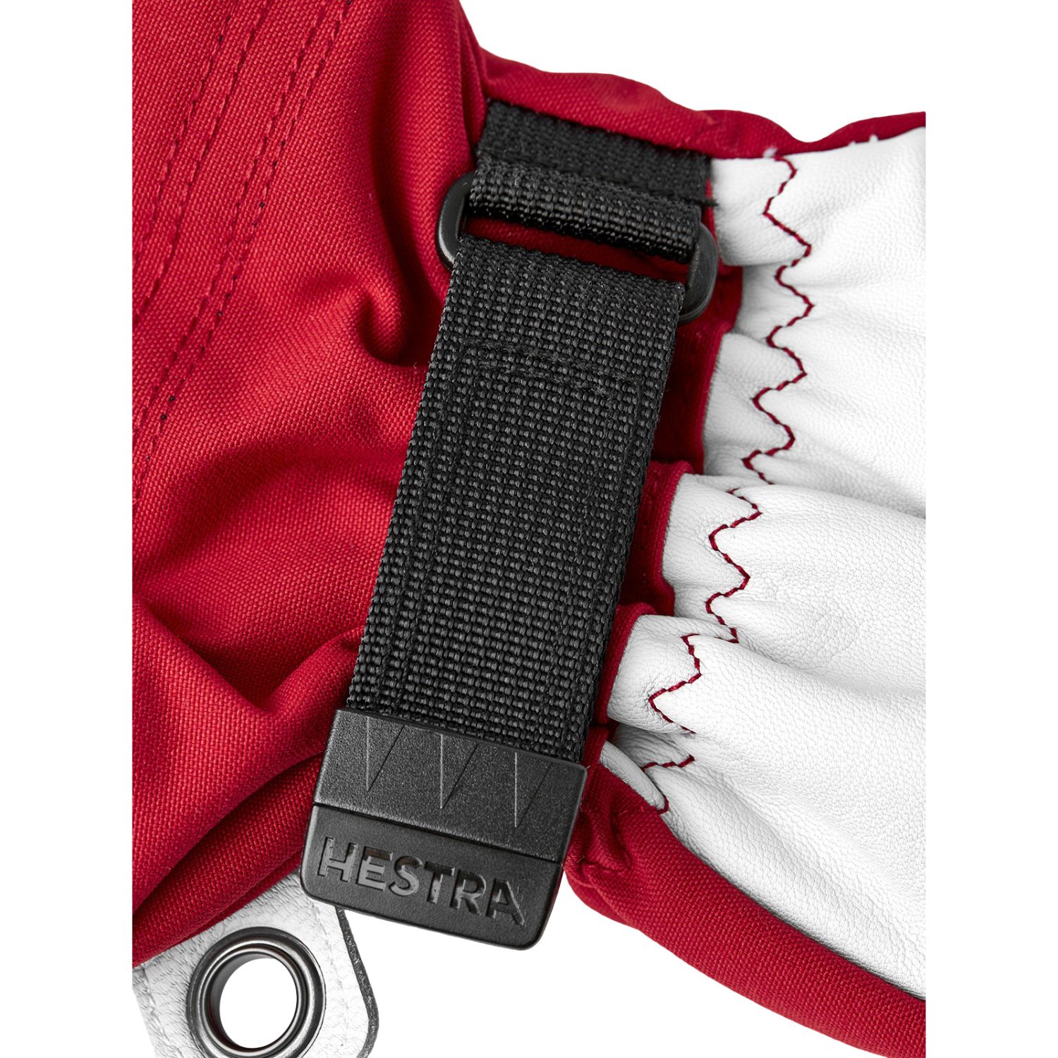 Hestra Army Leather Heli Ski, lyžařský rukáv, červená