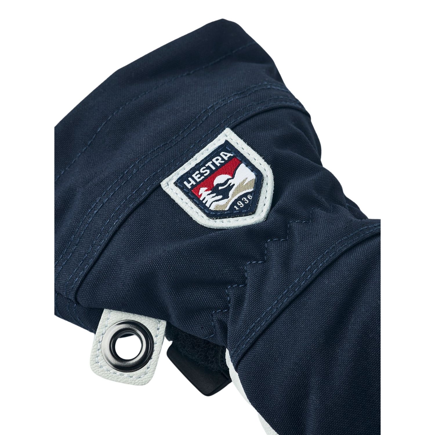 Hestra Army Leather Heli Ski, lyžiarske rukavice, juniorské, námornícke
