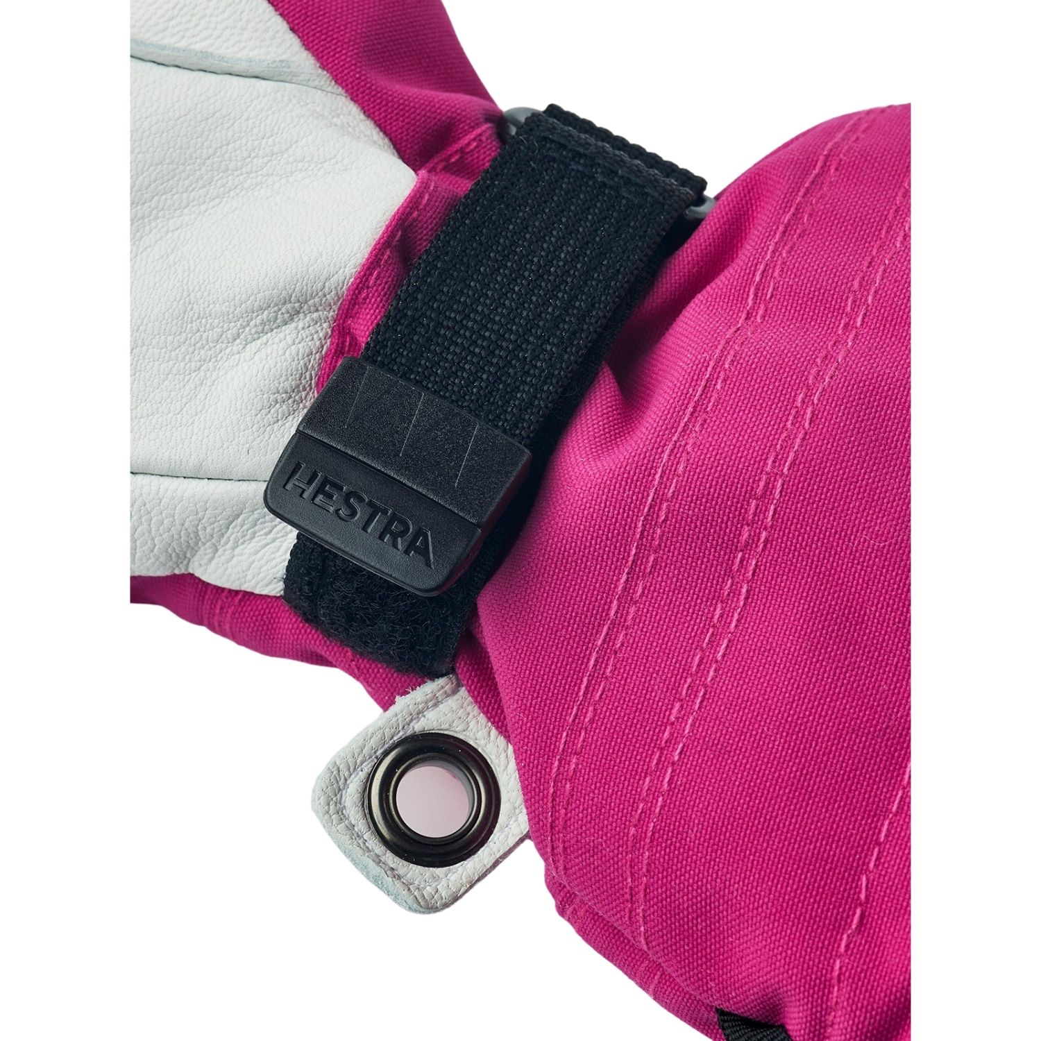 Hestra Army Leather Heli Ski, lyžiarske rukavice, juniorské, ružové