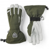 Hestra Army Leather Heli Ski, lyžiarske rukavice, zelené