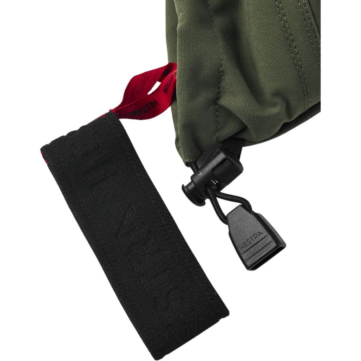Hestra Army Leather Heli Ski, lyžiarske rukavice, zelené