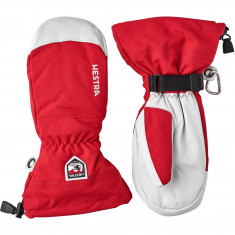 Hestra Army Leather Heli Ski, lyžiarsky rukáv, červená