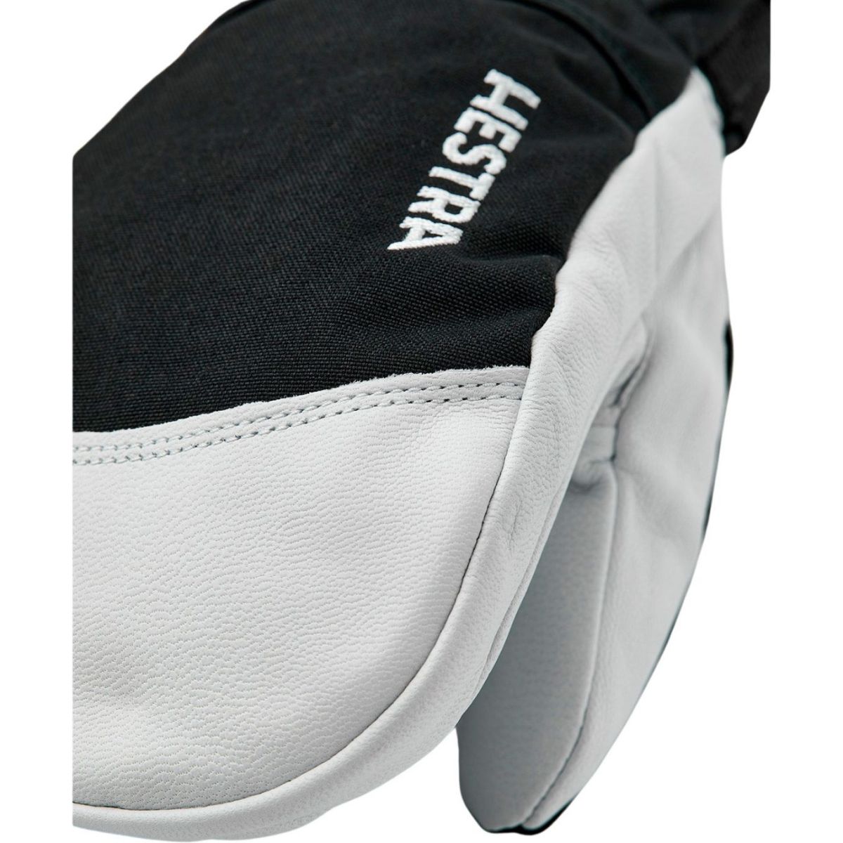 Hestra Army Leather Heli ski mitt, junior black