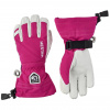 Hestra Army Leather Heli ski gloves, jr, black