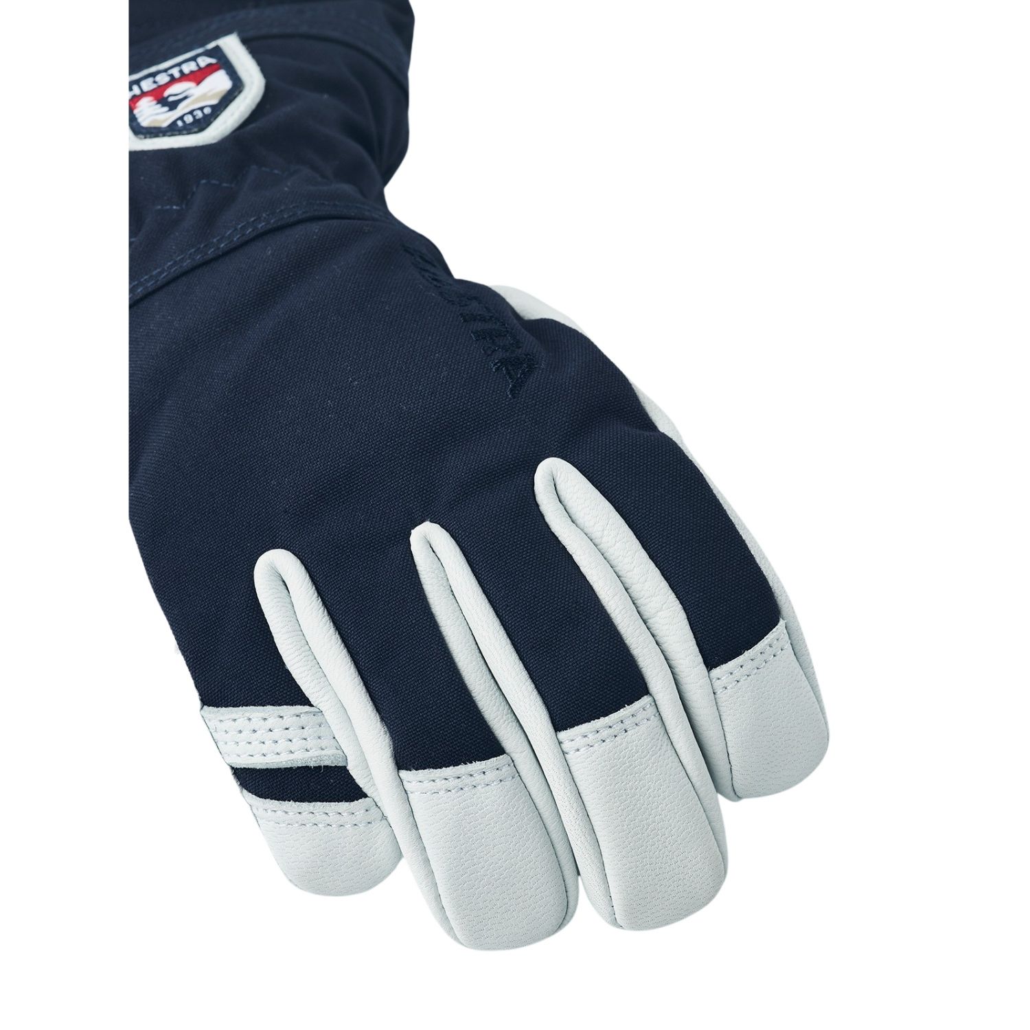 Hestra Army Leather Heli Ski, ski gloves, junior, navy