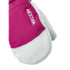 Hestra Army Leather Heli Ski, ski mitts, junior, fuchsia