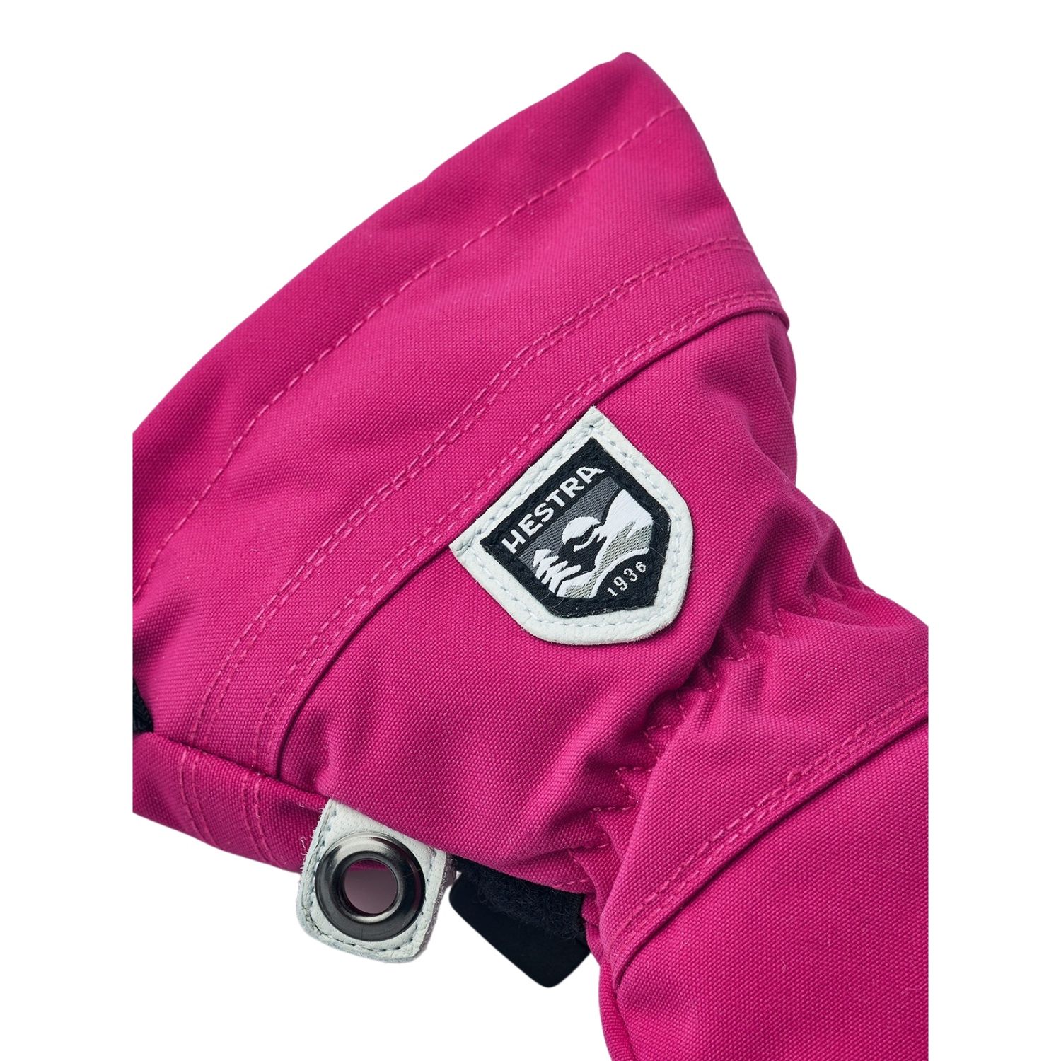 Hestra Army Leather Heli Ski, ski mitts, junior, fuchsia