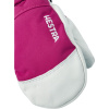 Hestra Army Leather Heli Ski, skiluffer, junior, pink