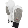 Hestra Army Leather Patrol 3-finger ski gloves, grey