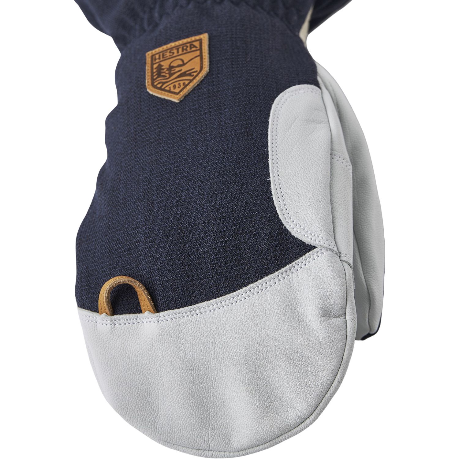 Hestra Army Leather Patrol Gauntlet, Fäustlinge, Navy