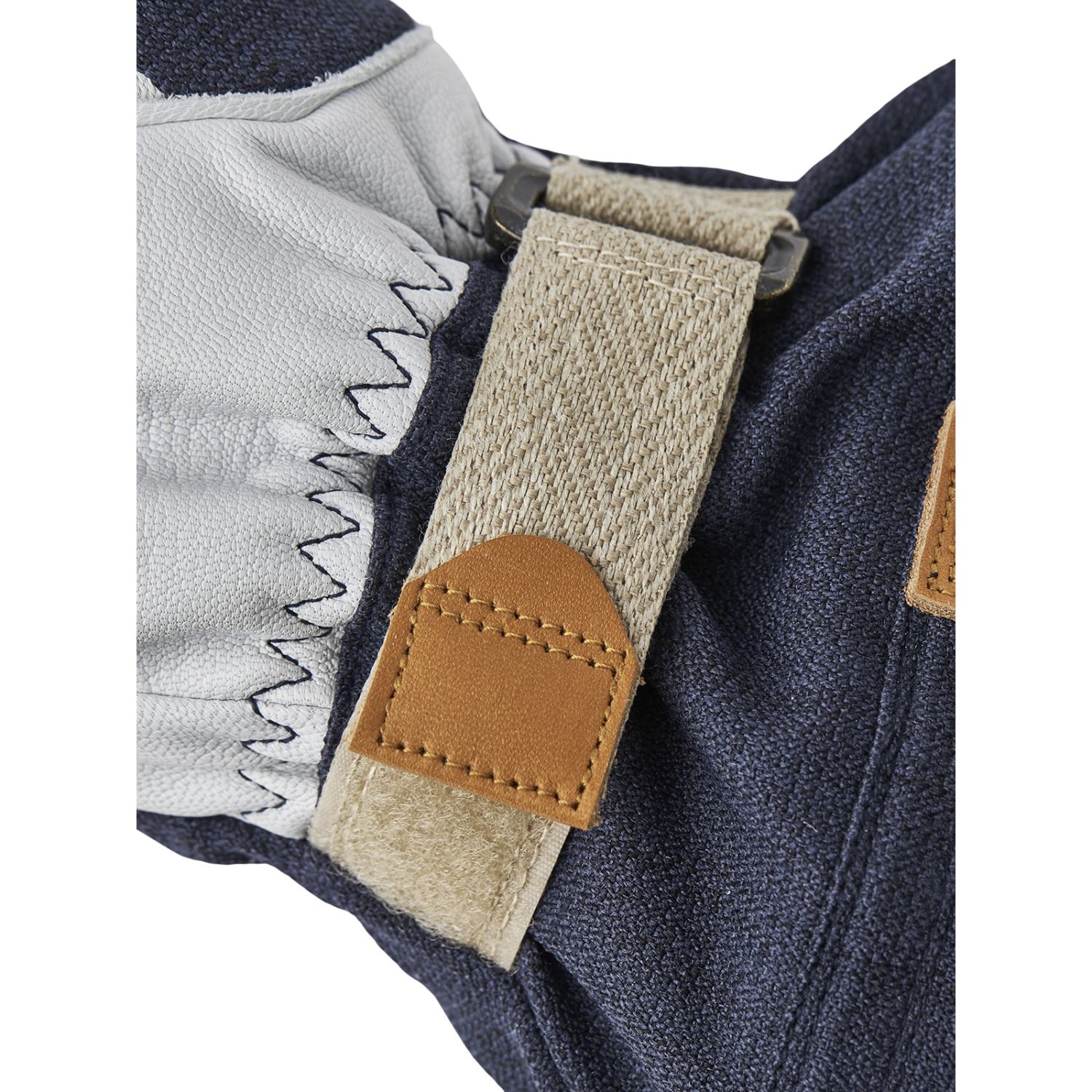 Hestra Army Leather Patrol Gauntlet, Fäustlinge, Navy