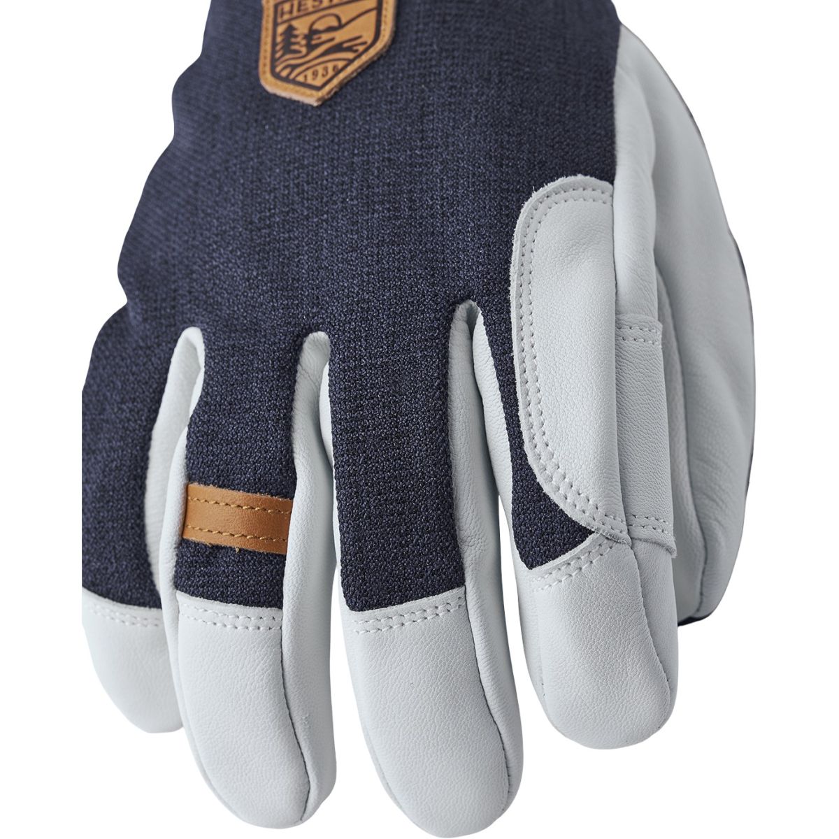 Hestra Army Leather Patrol Gauntlet, ski gloves, navy