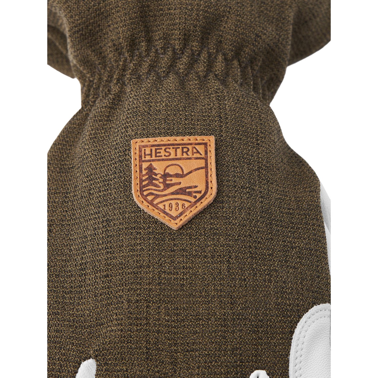 Hestra Army Leather Patrol Gauntlet, Skidhandskar, Olivgrön