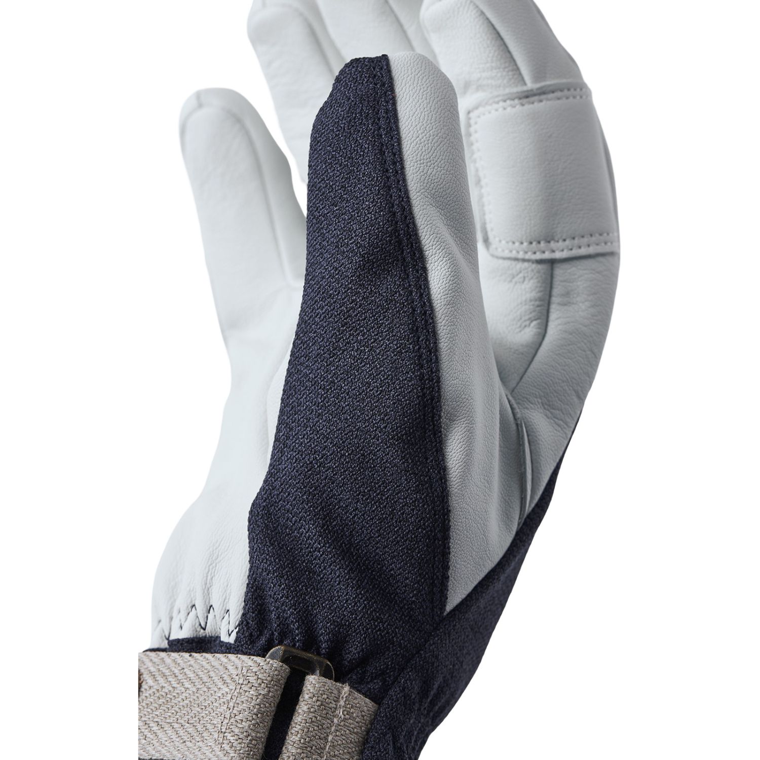 Hestra Army Leather Patrol Gauntlet, skihandsker, navy