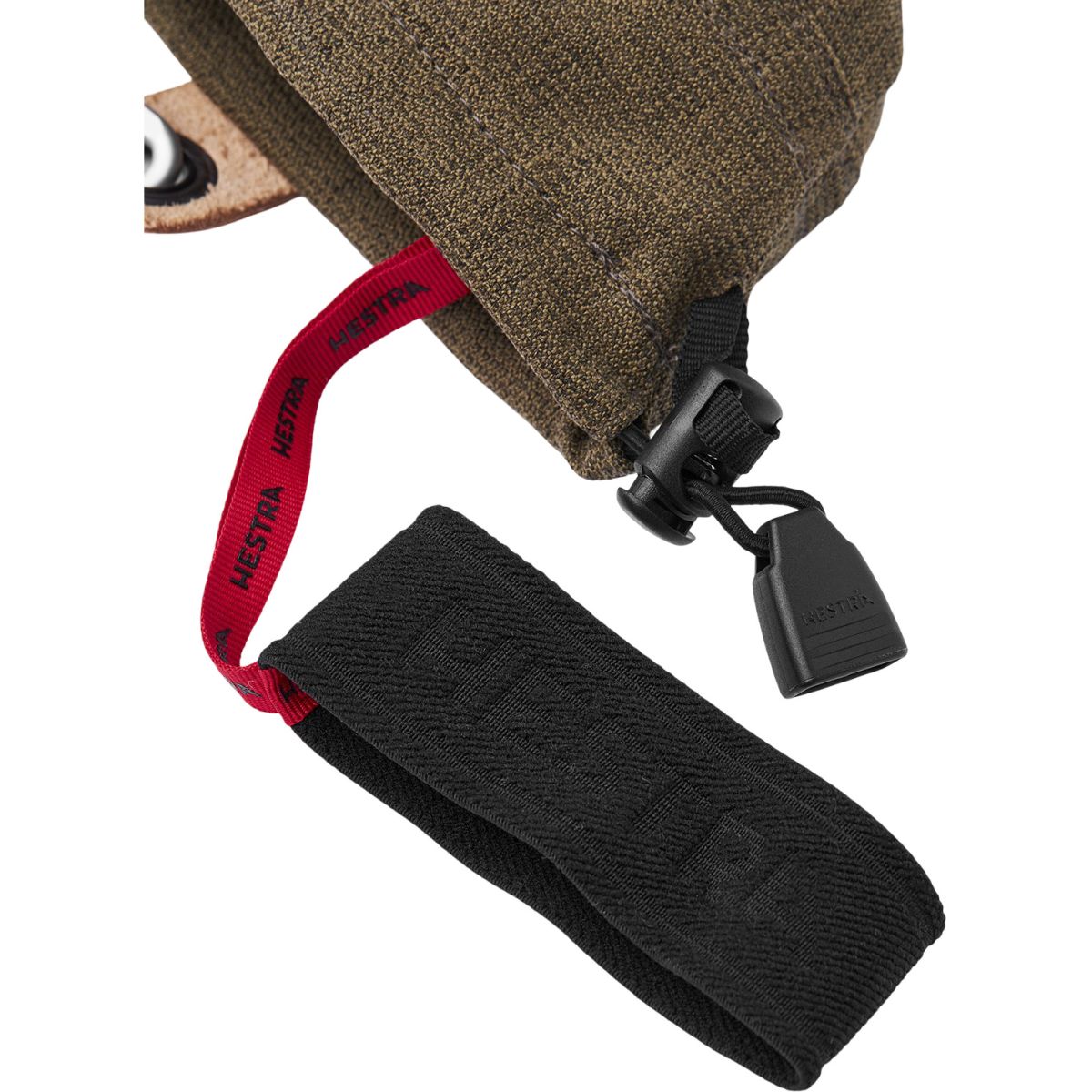 Hestra Army Leather Patrol Gauntlet, Skihansker, Olive