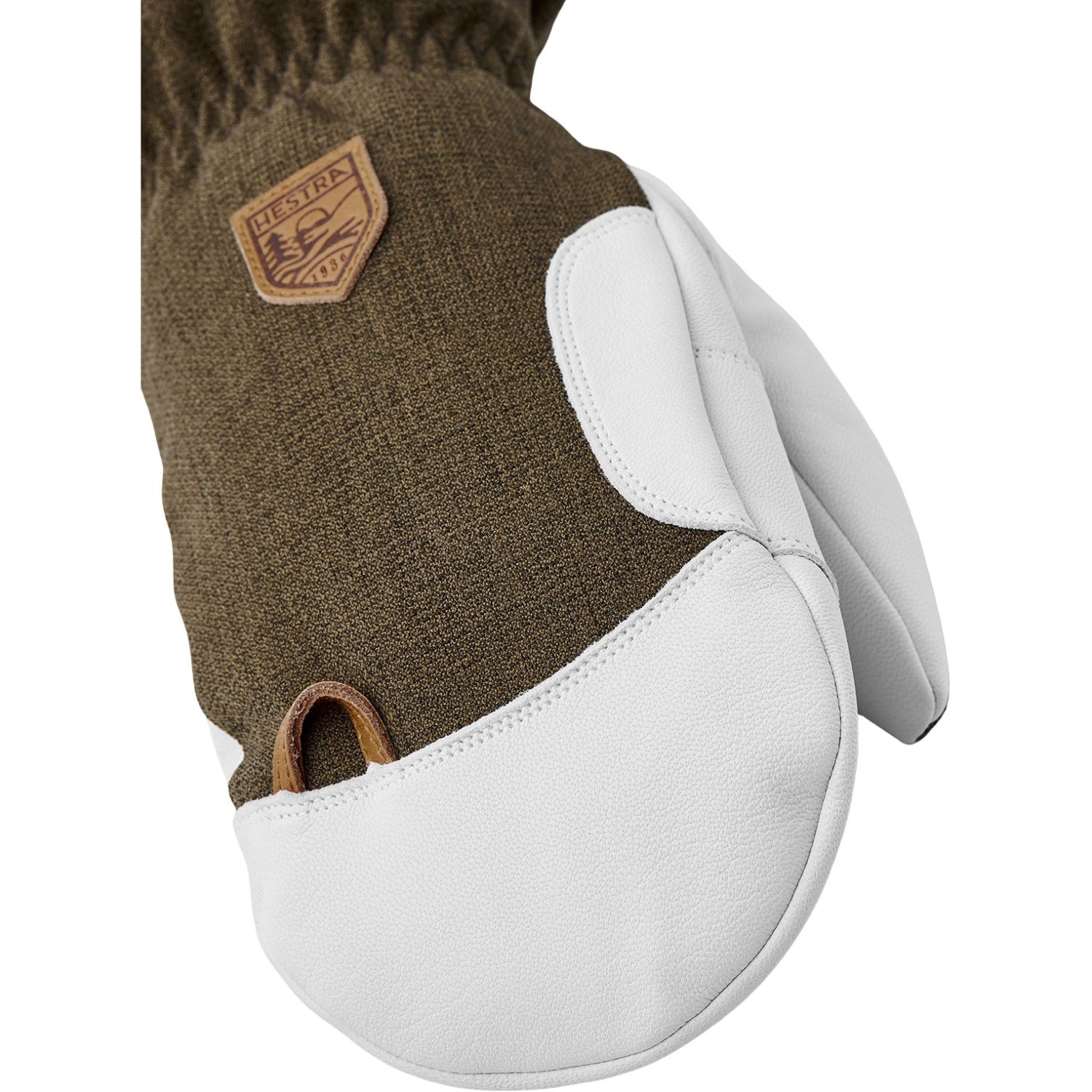 Hestra Army Leather Patrol Gauntlet, Votter, Olive