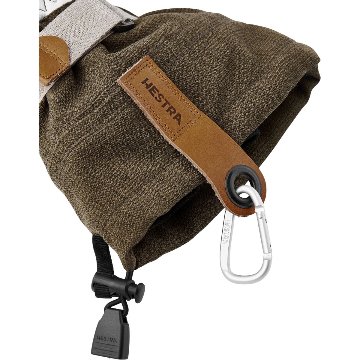 Hestra Army Leather Patrol Gauntlet, Votter, Olive