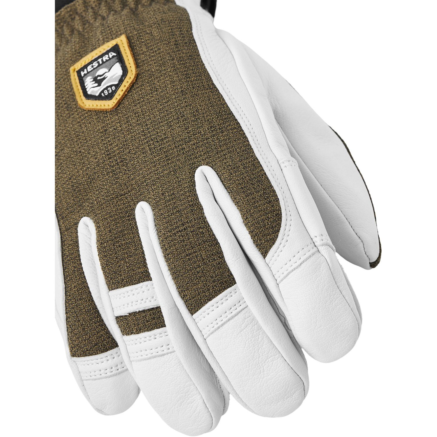 Hestra Army Leather Patrol, guantes de esquí, oliva
